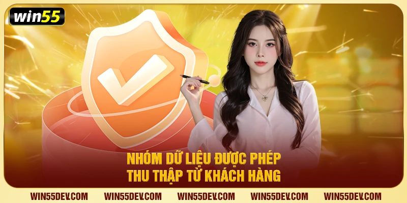 Chính Sách Bảo Mật Tại Win55 - Minh Bạch Và Đáng Tin Cậy Nhóm dữ liệu được phép thu thập từ khách hàng
